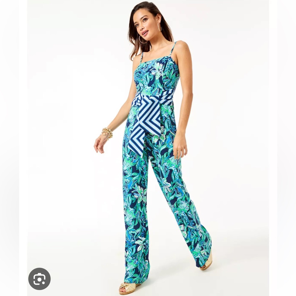 Lilly Pulitzer Nila Jumpsuit Size 12